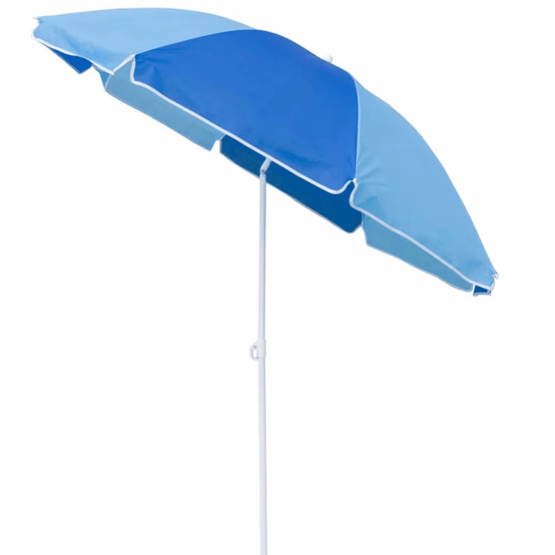 1,8 meter färgblockerat parasoll