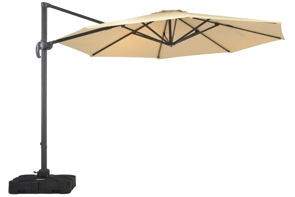 3,5 m Vesta Beige Trädgårdsparaply