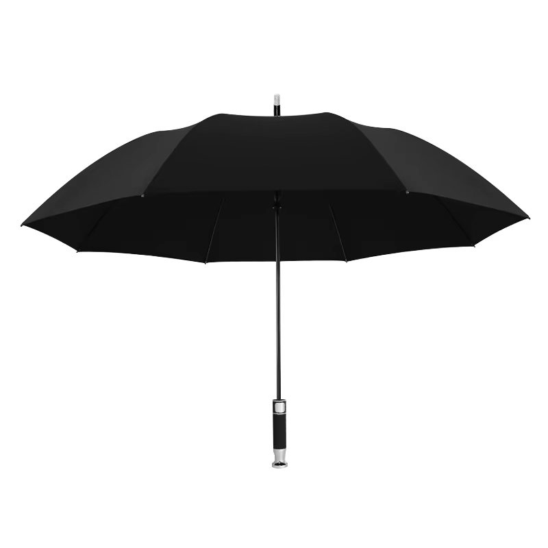 Anpassat 120 cm dubbelt baldakin golfparaply med rakt handtag