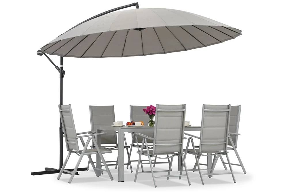 Uteplatsparaply, 3 meter diameter, antracit